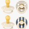 BIBS Studio Colour Smokk 4-Pakk Lateks Str 1, Pin Ivory Vanilla/Pin Ivory Steel Blue