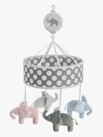 Rätt Start Uro m/ Musikk Elefant, Grå