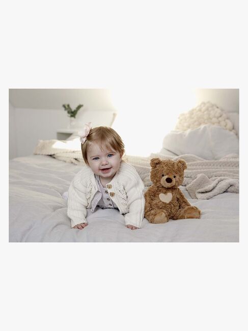 Teddykompaniet Teddy Cream Bamse Kosedyr 35 Cm, Brun