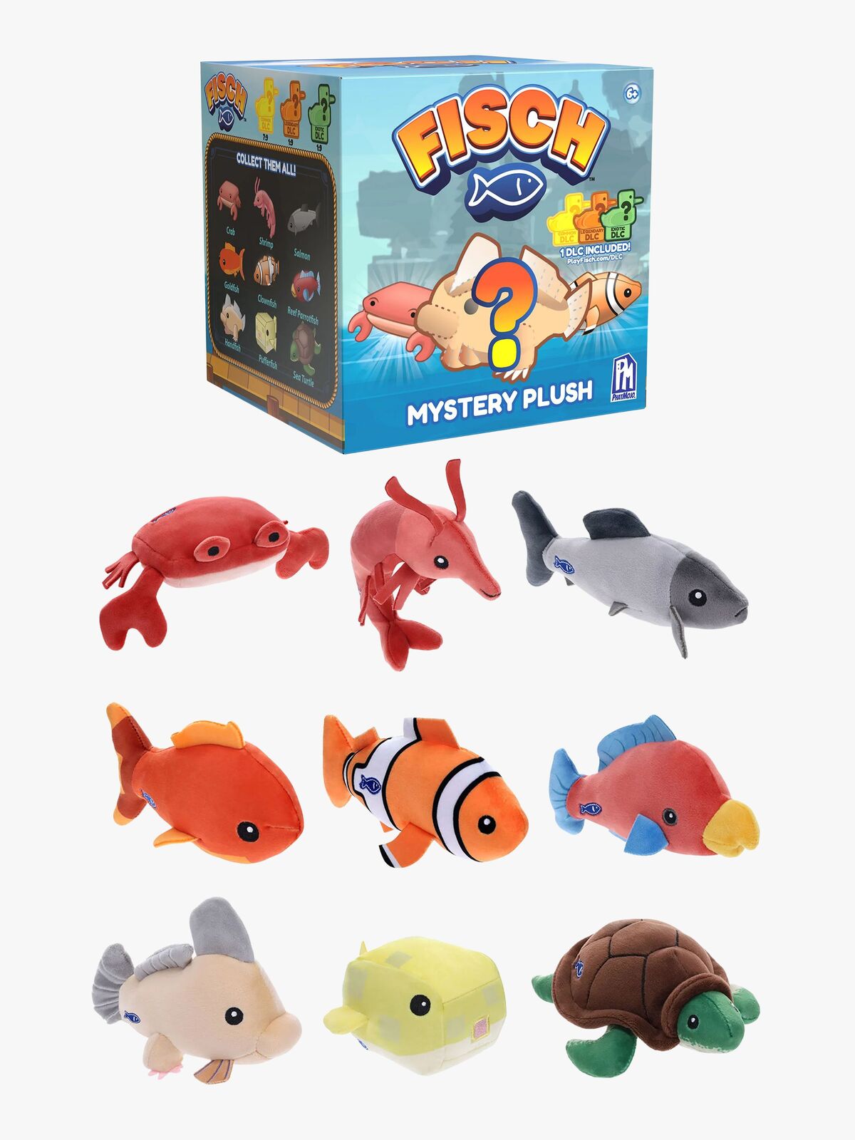 Roblox Fisch Kosedyr 10 cm Blandet