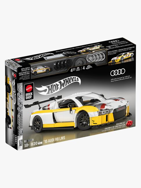 Mattel Brick Shop Hot Wheels Elite Series Byggesett ’15 Audi R8 LMS 820 Deler
