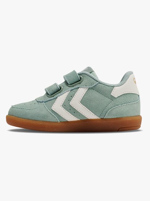 Hummel Victory Suede II Infant Joggesko, Frosty Green