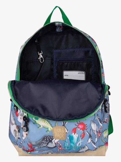 Pick & Pack Mix Animal Ryggsekk 10L, Cloud Grey