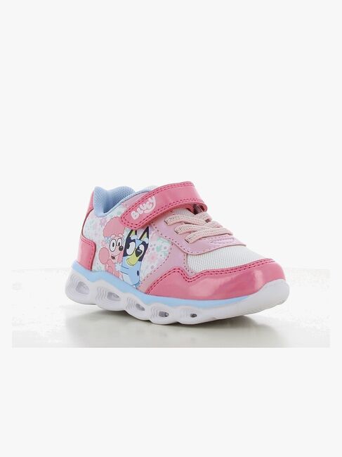 Bluey  Blinkende Sneakers, Fuchsia/Light Pink