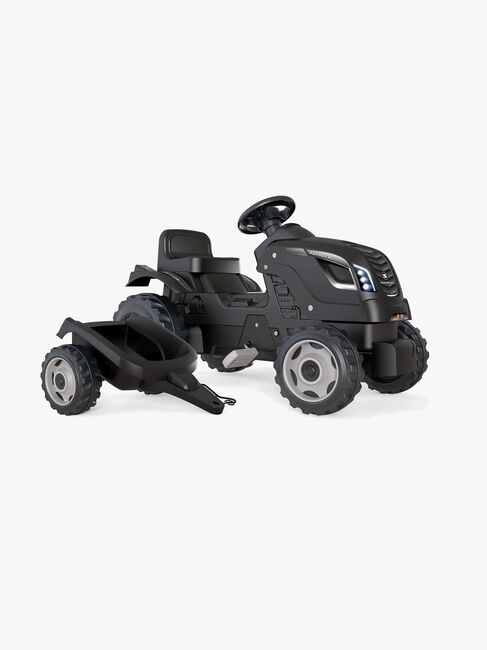 Smoby  Farmer Traktor XL + Tilhenger, Svart