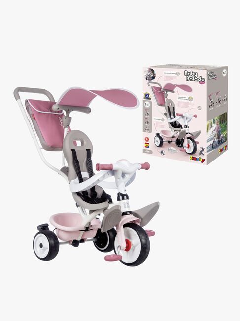 Smoby Trehjulssykkel Baby Balade Plus, Rosa