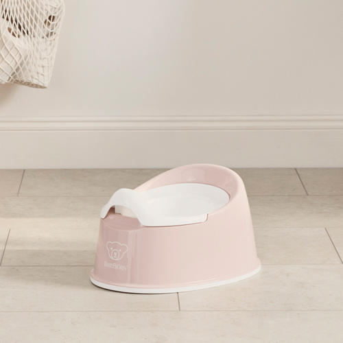 BabyBjörn Smart Potte, Powder Pink/White