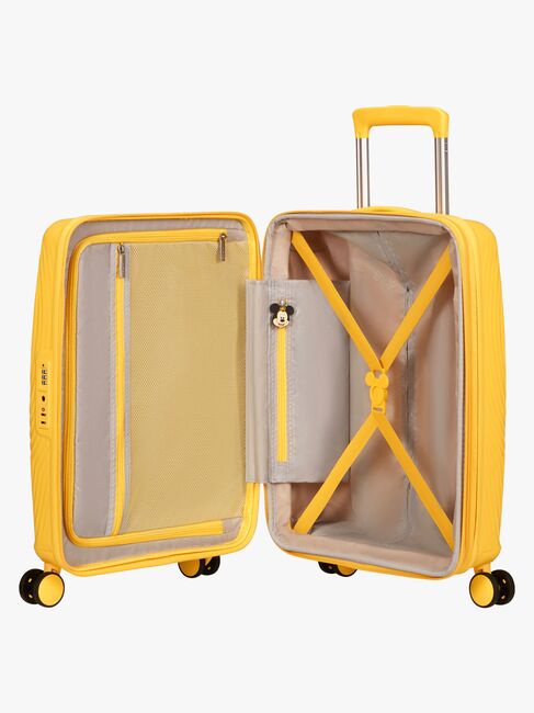 American Tourister Mickey Magic Spinner Koffert 37-44L, Flower Yellow