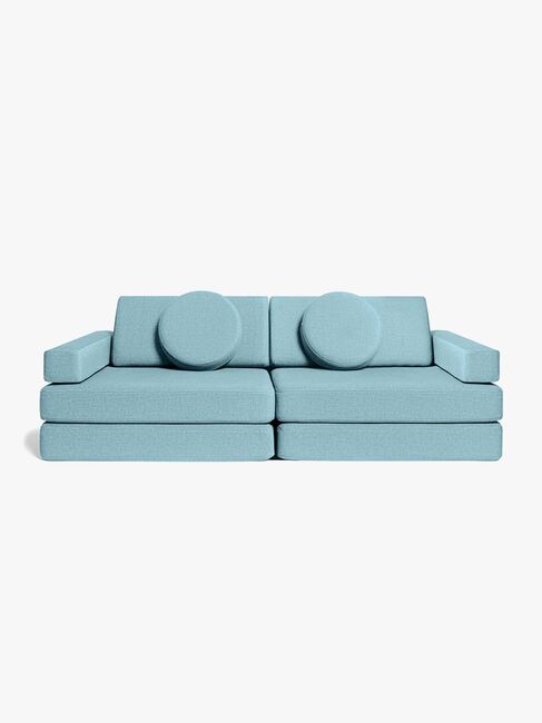 Shappy Play Byggbar Sofa 160x80 cm, Sky Blue