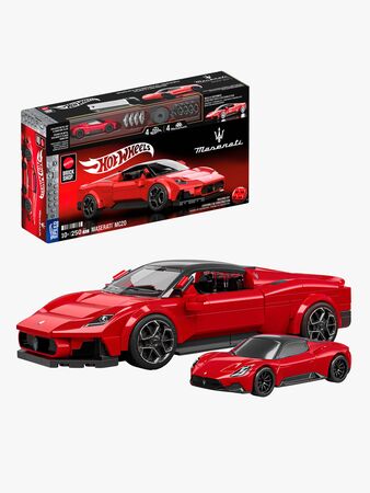 Mattel Brick Shop Hot Wheels Speed Series Byggesett Maserati MC20 250 Deler