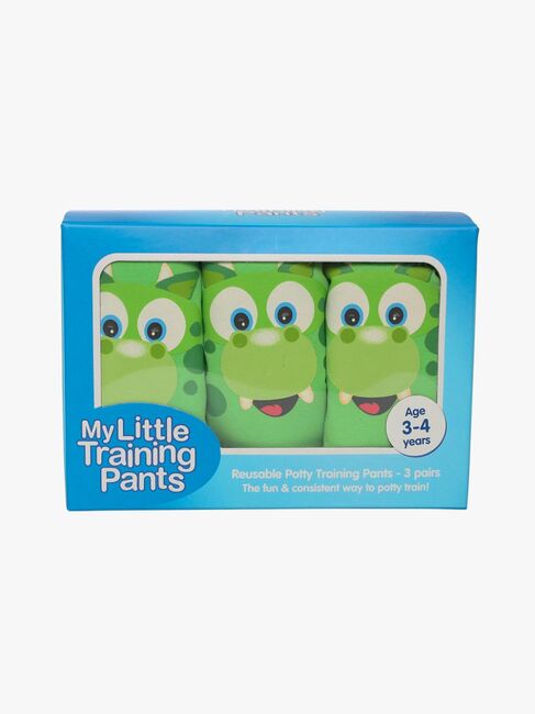 My Carry Potty Dinosaur Pottetreningsbukser 3-pack, Grønn