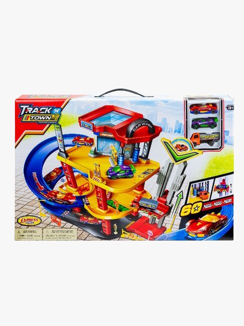 Junior Driver Gas Station Bilbane med 3 Biler