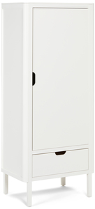 Sebra Garderobe Single Door, Classic White