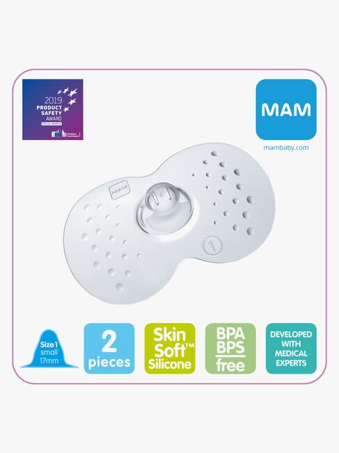 MAM Brystskjold 2-pack Str 1