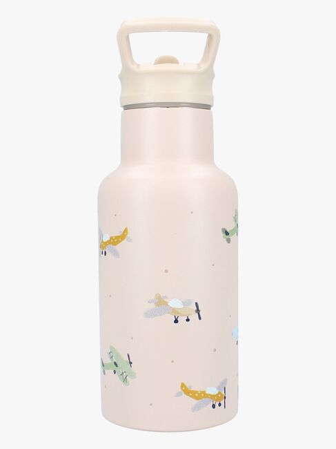 Kidzroom Stainless Steel Vannflaske 350 ml Small Talk, Beige