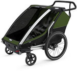 Thule Chariot Cab2 Sykkelvogn, Cypress Green