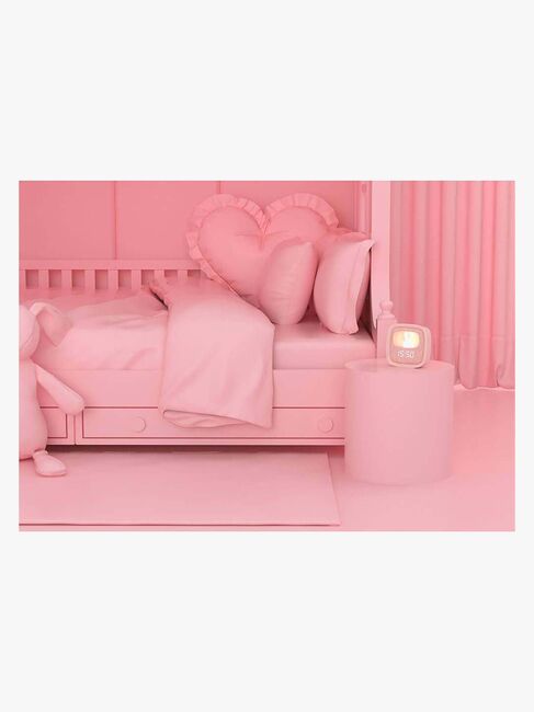 MOB Vekkeklokke med Lys Billy Clock, Rosa