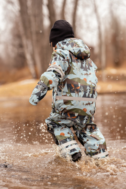 Lindberg Lekhyttan Fôret Regnsett, Light Blue/Brown