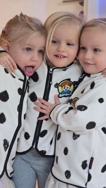 Geggamoja Fleecejakke Pippi Langstrømpe, Dots