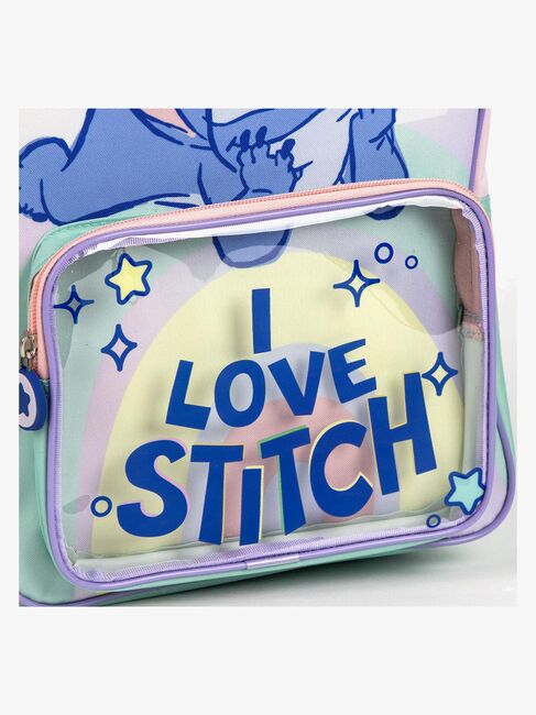 Disney Lilo & Stitch Ryggsekk, Rosa/Grønn