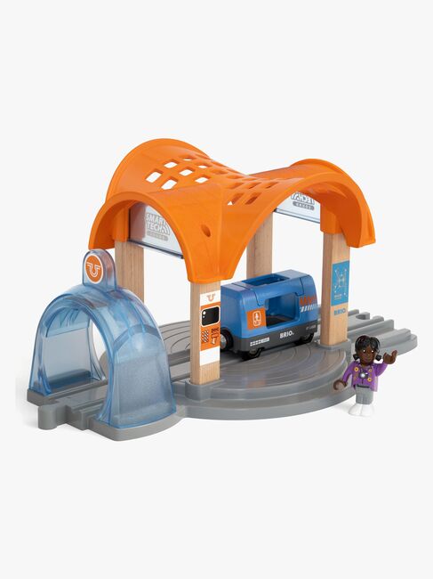 BRIO 33973 Smart Tech Togstasjon med Interaktive Funksjoner