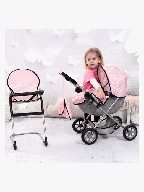 Bayer Design Dukkevogn Cosy Sett, Soft Pink