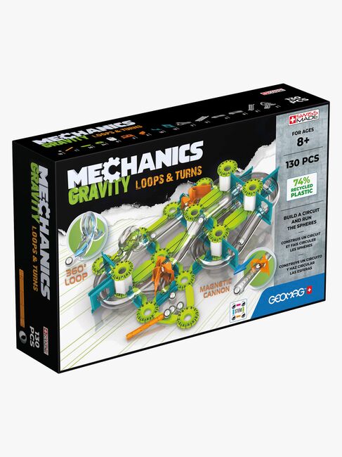Geomag Mechanics Gravity Loops & Turns Byggesett 130 Deler