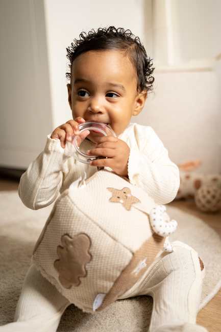 Baby's Only Heaven Aktivitetskube, Clay/Warm Linen