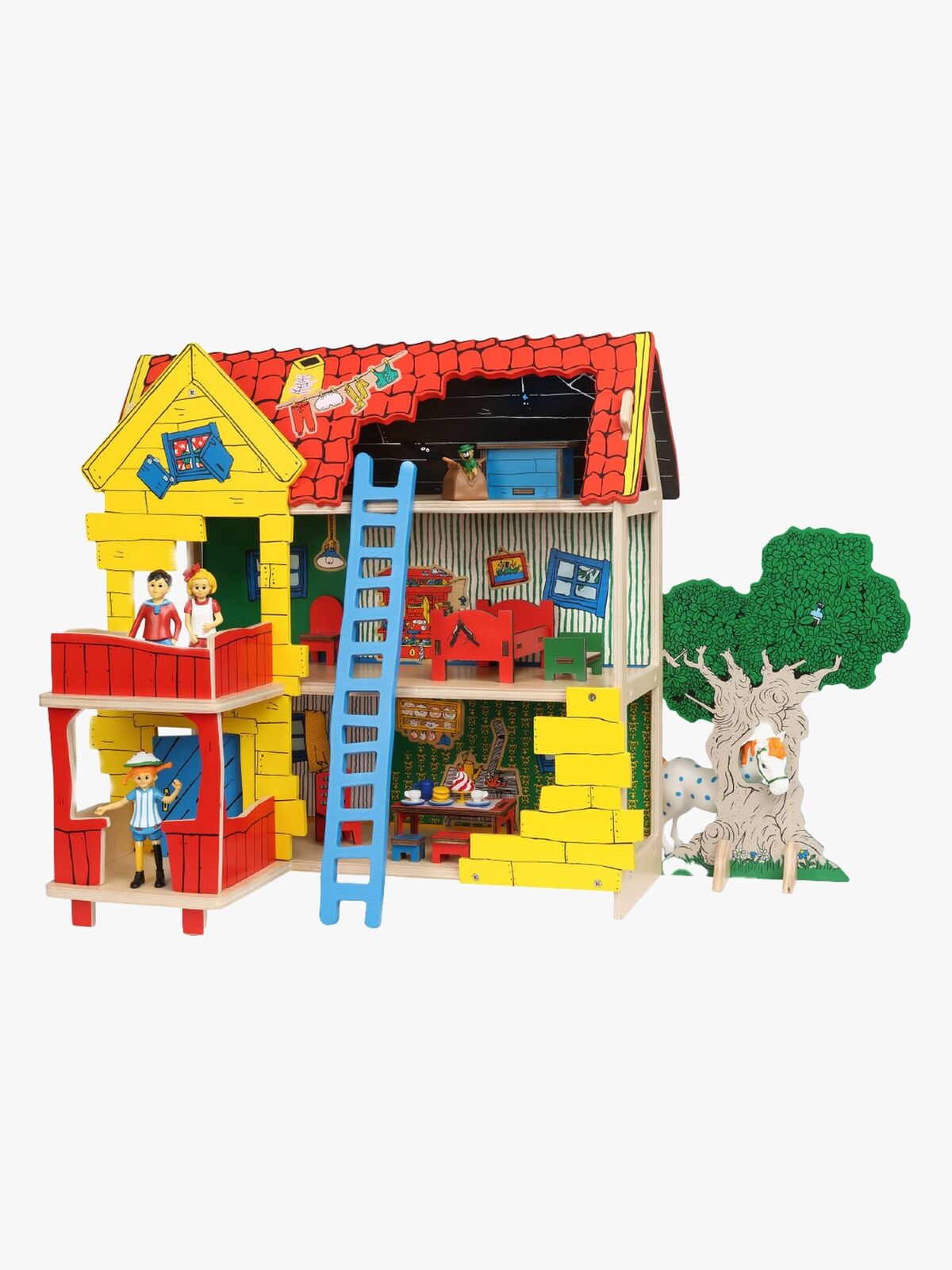 Pippi Langstrømpe Dukkehus Villa Villekulla