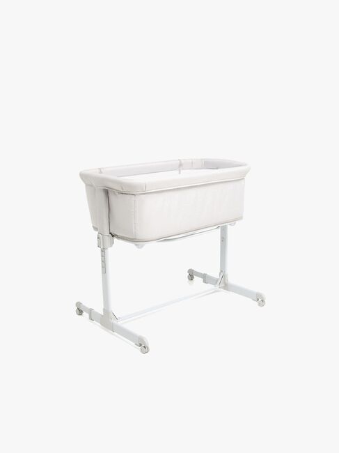 Beemoo CARE 2-i-1 Bedside Crib & Lekegrind, Light Grey