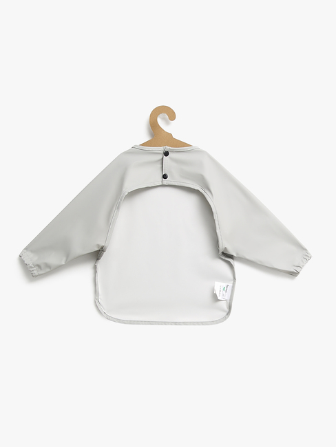 Beemoo CARE Bib  Langermet Smekke, Light Grey