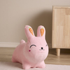 Cloudberry Castle Kanin Hoppedyr med Plysjtrekk, Rosa