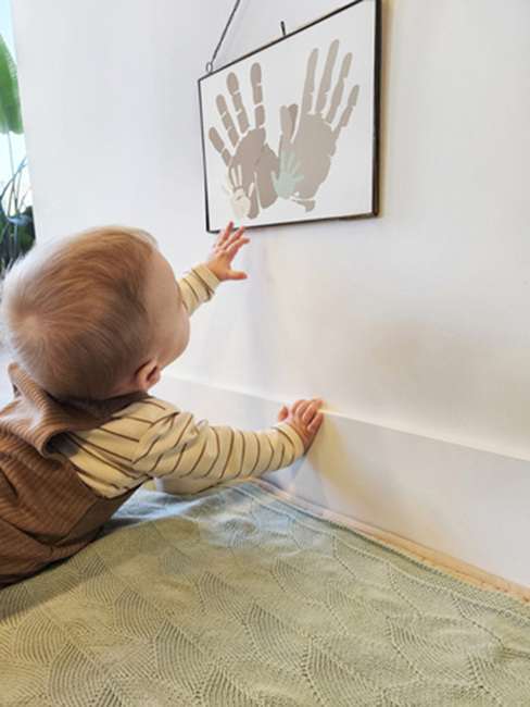 BamBam Familie Håndavtrykk Kit, 4 Farger