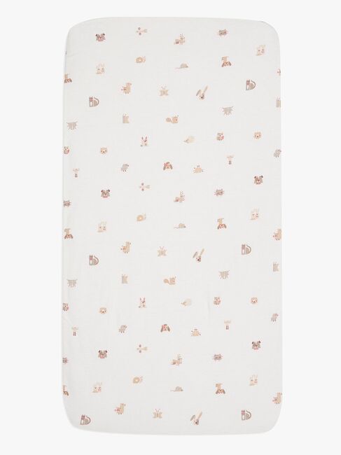 Jollein Stretchlaken 40x80, Animal Friends