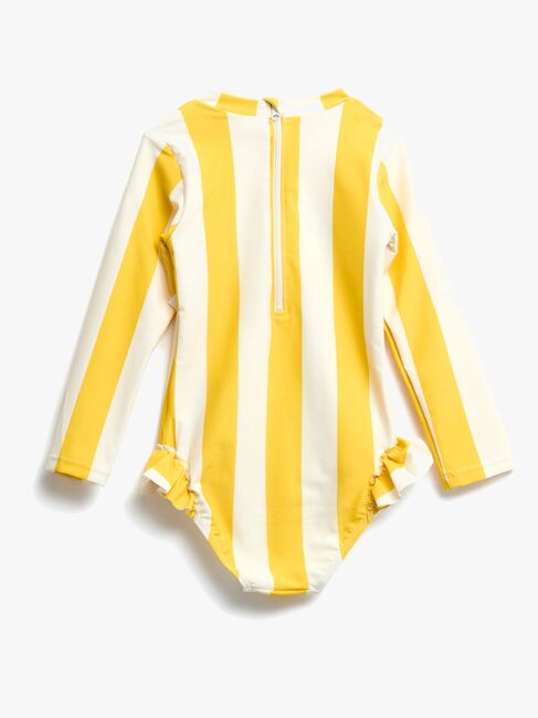 Nordbjörn Sandsjön UV-Badedrakt, Yellow Stripe