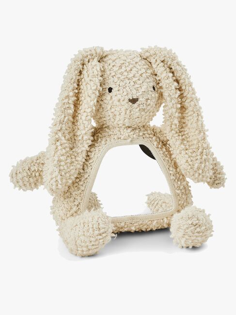 Smallstuff Kanin Aktivitetsleke med Speil, Off White Bouclé