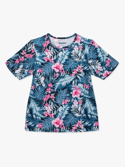 Hyperfied Wave T-Shirt 3-pack, Black/White/Tropical Flower