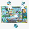 Melissa & Doug Racerbane Gulvpuslespill & Lekesett 48 Brikker