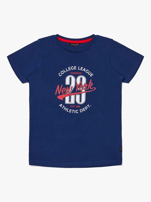 Luca & Lola Riccione T-Skjorte 2-pack, Navy/Grey