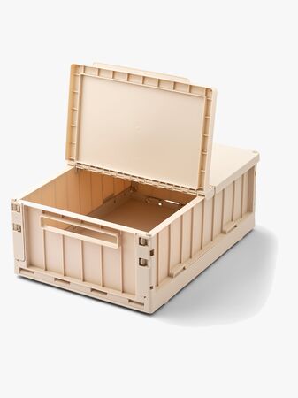 LIEWOOD Weston Oppbevaringsboks med Lokk & Hjul, Sandy