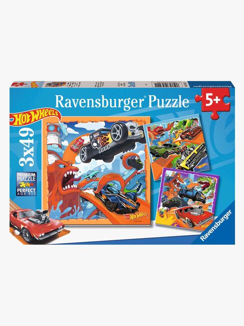 Ravensburger Puslespill Hot Wheels 3x49 Brikker