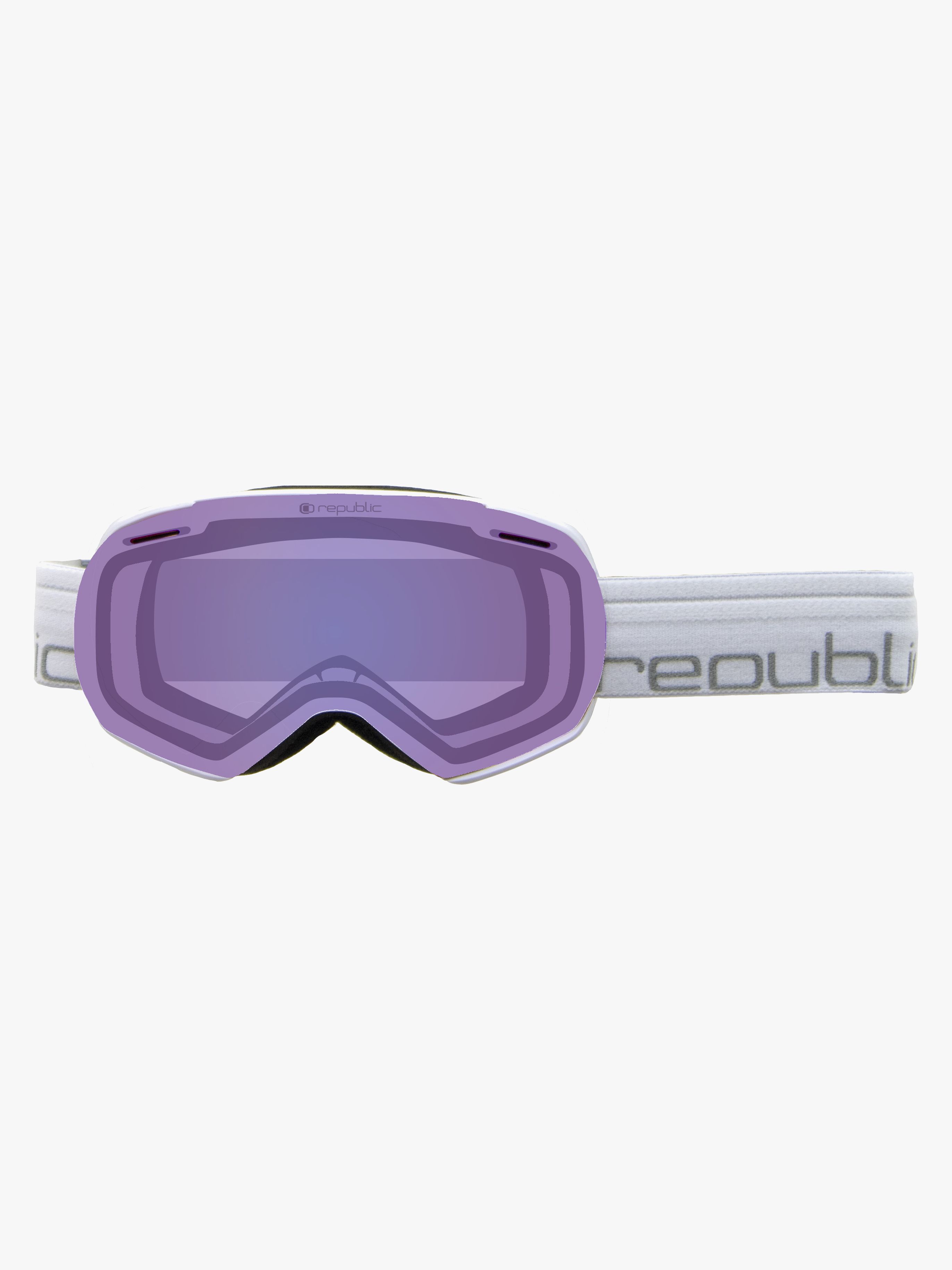Republic Skibriller R810 HCS, Hvite - Alpint