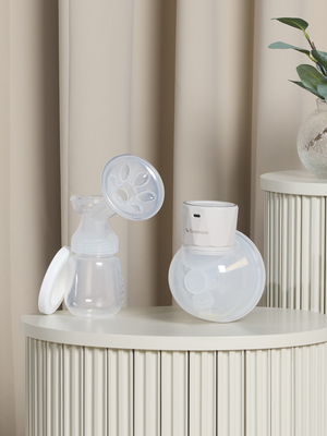 Beemoo CARE 2-i-1 Elektrisk Brystpumpe, Beige