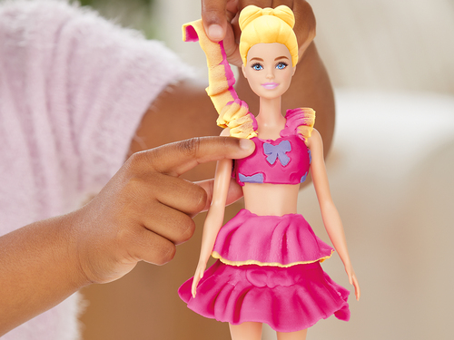 Play-Doh Barbie Modelleire med Dukke Volanger & Sløyfer