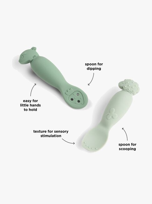 Done By Deer Tiny Farm Skjeer 2-Pakk, Green