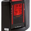 Lexibook Humidifier Vekkeklokke, Black/Red