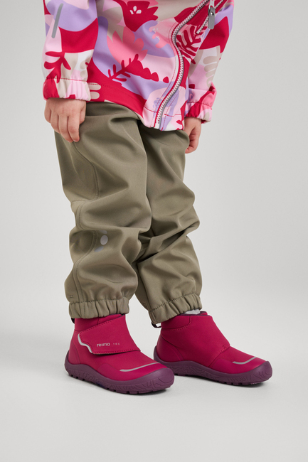 Reima Hyppii Barefoot WP Sneakers, Cool Burgundy