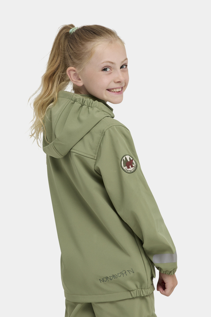 Nordbjörn Brokvarn Softshelljakke, Grønn