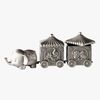 Design Cardelll Tanneske Elefant med Vogner