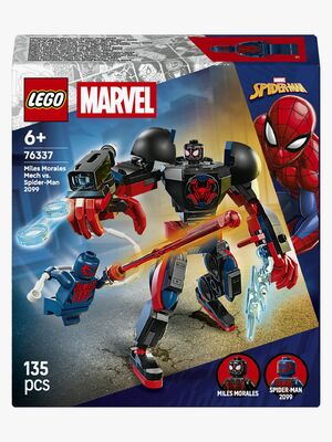 LEGO Super Heroes 76337 Miles Morales-robot mot Spider-Man 2099